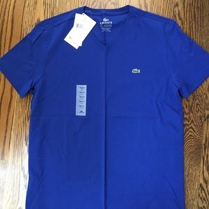 Men’s Lacoste V Neck - Blue size 4